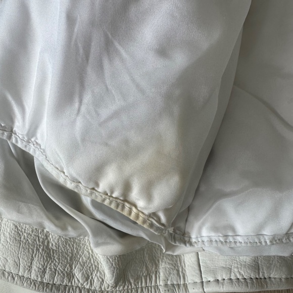 FIRST Genuine Leather White Leather Jacket Men’s Large - Picture 16 of 16